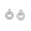 304 Stainless Steel Charms STAS-N095-137O-2