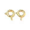 Brass Spring Ring Clasps KK-G557-01B-G-1