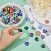 120Pcs Dyed Synthetic Turquoise Beads G-DC0001-68-3