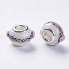 Handmade Bumpy Lampwork European Beads LAMP-S193-010A-2