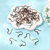 Brass French Earring Hooks KK-Q369-RC-5