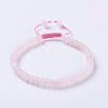 Adjustable Nylon Cord Braided Bead Bracelets BJEW-F369-B04-1