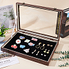 Wood Presentation Boxes for Badge Storage and Display CON-WH0089-11B-5