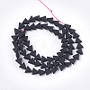 Spray Painted Non-magnetic Synthetic Hematite Beads Strands G-T116-15-17-2