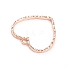 Zinc Alloy Open Back Bezel Pendants X-PALLOY-D009-28RG-2