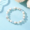 Natural & Synthetic Mixed Gemstone Round Beads Stretch Bracelets for Women BJEW-JB12631-03-2