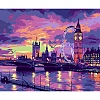 Night View of The Seine Theme DIY Diamond Painting Kit PW-WG0613E-03-1