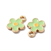 Alloy Enamel Charms ENAM-D043-02G-06-2