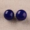Natural White Jade Round Ball No Hole Beads G-I170-16mm-12-1-2