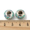 Alloy Enamel European Beads FIND-E044-17P-3