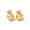 Matte Gold Color 925 Sterling Silver Pendants STER-R014-15G-1