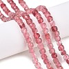 Natural Strawberry Quartz Beads Strands G-N342-131-4