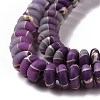Handmade Polyester Clay Beads Strand CLAY-P001-04A-4
