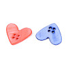 4-Hole Dyed Freshwater Shell Buttons SHEL-T020-26-2