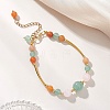 Adjustable Natural Rose Quartz BJEW-JB13034-1