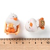 6Pcs 6 Styles Resin Duck Display Decoration AJEW-S037-04-3