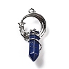 Natural Lapis Lazuli Pointed Pendants G-I0322-03P-10-3