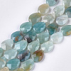 Natural Flower Amazonite Beads Strands X-G-S354-01-1