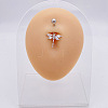 316L Surgical Stainless Steel Belly Rings WGDD0AB-10-1