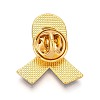 Awareness Ribbon Alloy Enamel Lapel Pins for Backpack Clothes JEWB-N009-03G-2