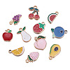 Elecrelive 32Pcs 16 Style Alloy Enamel & Resin Pendants and Charms ENAM-EL0001-01-2