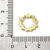 Brass Micro Pave Cubic Zirconia Charms KK-Q070-01C-G-3