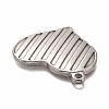 Non-Tarnish 304 Stainless Steel Pendants STAS-H126-04AS-3