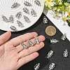 40Pcs Tibetan Style Zinc Alloy Pendants Sets TIBEP-SC0003-35AS-4