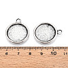 Tibetan Style Alloy Pendant Cabochon Settings PALLOY-N178-13AS-D-3