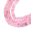 Natural Strawberry Quartz Beads Strands G-G106-A11-01-3