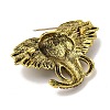Alloy Rhinestone Brooch JEWB-K027-08AG-3