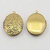 Brass Locket Pendants X-ECF133-1AB-1
