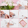 10Pcs 5 Styles Steel Heavy Duty Safety Pins Brooch Pins JEWB-DR00005-3