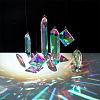 1 Box Glass Hanging Suncatcher AJEW-ME0002-27-3