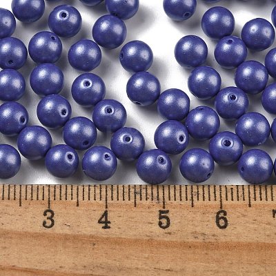Baking Paint 3/0 Glass Seed Beads SEED-A034-02M-1