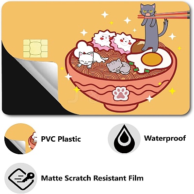 PVC Plastic Waterproof Card Stickers DIY-WH0432-263-1