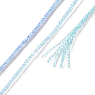 10 Skeins 6-Ply Polyester Embroidery Floss OCOR-K006-A11-1
