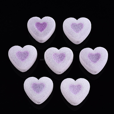 Flocky Acrylic Beads LS-MACR-S275-28D-1