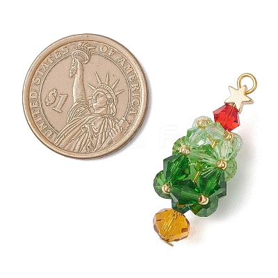 Glass Pendants PALLOY-MZ01028-1