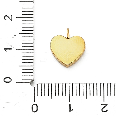 304 Stainless Steel Enamel Charms STAS-F331-01A-G-1