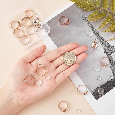 DIY Finger Rings Making Kits DIY-NB0004-65RG-1