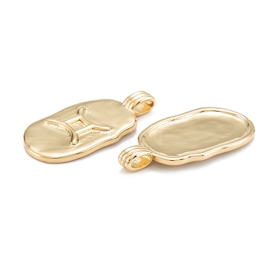 Brass Pendants KK-O140-20G-07-1