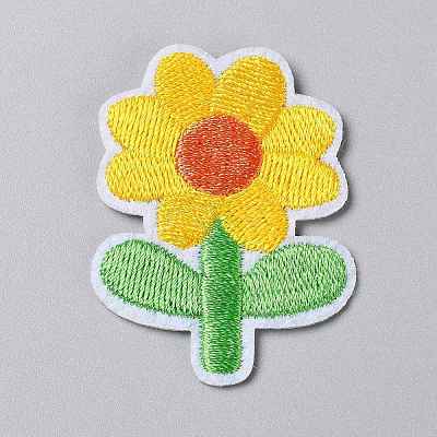 Computerized Embroidery Cloth Iron on/Sew on Patches DIY-P006-15-1