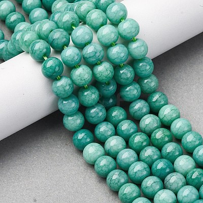 Ombre Effect Dyed Glass Beads Strands X-GLAA-T031-01O-09-1