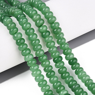 Dyed Natural White Jade Beads Strands G-T139-59A-11-1