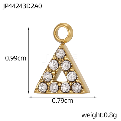 304 Stainless Steel Pendants STAS-OY012-71G-1
