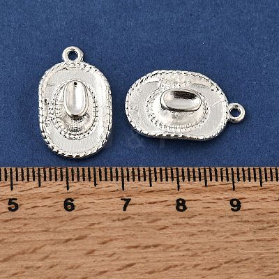 Tibetan Style Alloy Hat Pendants LS-TIBEP-1023-S-FF-1