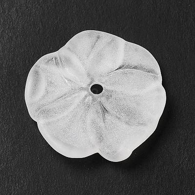 Transparent Acrylic Bead Caps MACR-J122-01-1