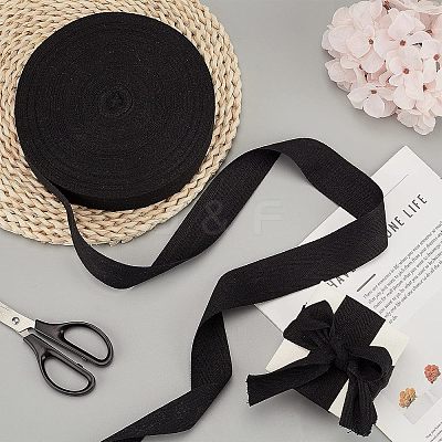 Cotton Cotton Twill Tape Ribbons OCOR-WH0057-30G-02-1