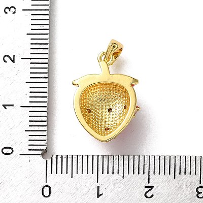 Brass Micro Pave Cubic Zirconia Pendants LS-KK-P320-07B-G-1